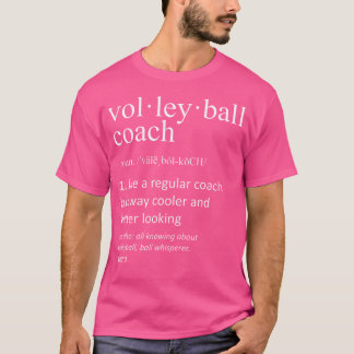 Volleyballtrainer Definition Witziger Volleyball-V T-Shirt