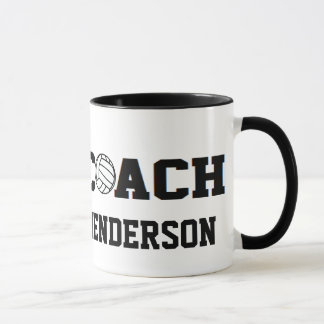 Volleyballtrainer - Personalisierbar 2 Tasse
