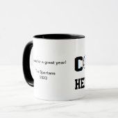 Volleyballtrainer - Personalisierbar 2 Tasse (Vorderseite Links)