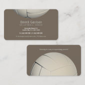 Volleyballtrainer| Übungsstunden für Ausbilder Visitenkarte (Vorne/Hinten)