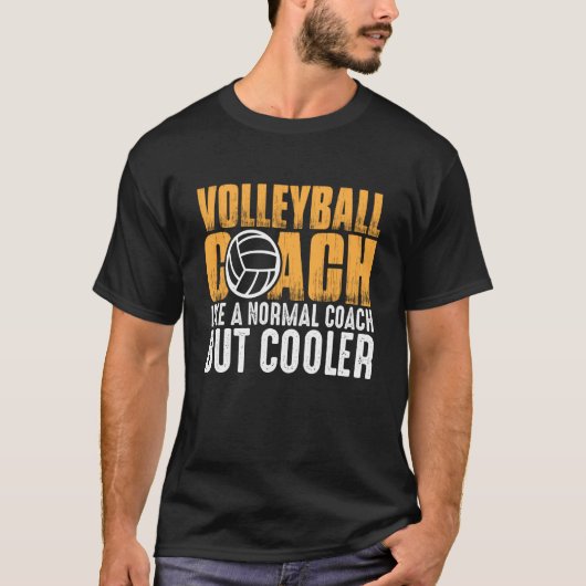 Volleyballtrainer wie ein normaler Trainer, aber C T-Shirt (Vorderseite)