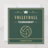 Volleyballturnier oder Veranstaltung Einladung