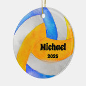 Volleyballverzierung, Ornament, Kinder Sport Keramik Ornament (Links)
