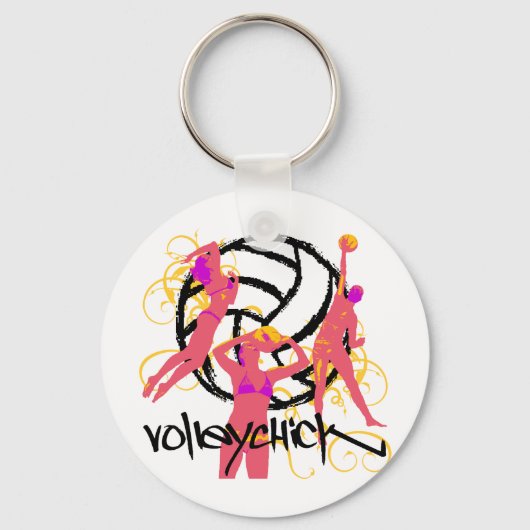 VolleyChick Curt Schlüsselanhänger (Vorderseite)