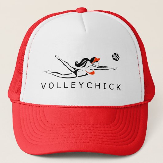 VolleyChick DiveChick 2010 Truckerkappe (Vorderseite)