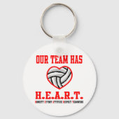 VolleyChick Heart Schlüsselanhänger (Vorderseite)
