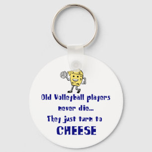 VolleyChick-Käse Schlüsselanhänger