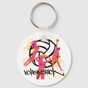 VolleyChick knapp Schlüsselanhänger
