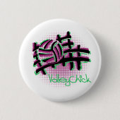 VolleyChick Netzo Button (Vorderseite)