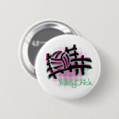 VolleyChick Netzo Button (Vorne & Hinten)