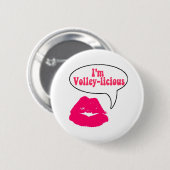 VolleyChick Salve-licious Button (Vorne & Hinten)