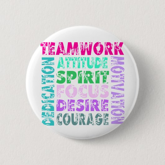 VolleyChick Teamwork Button (Vorderseite)