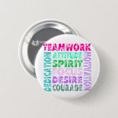 VolleyChick Teamwork Button (Vorne & Hinten)