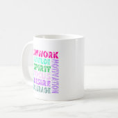 VolleyChick Teamwork Kaffeetasse (Vorderseite Links)