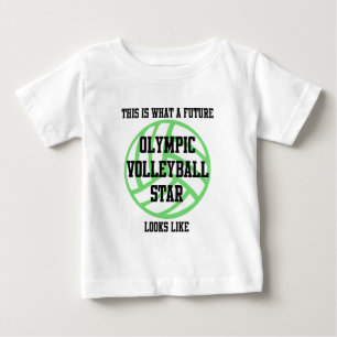 VolleyChick VolleyBaby zukünftiger olympischer Baby T-shirt