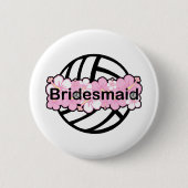 VolleyChick VolleyBride Button (Vorderseite)