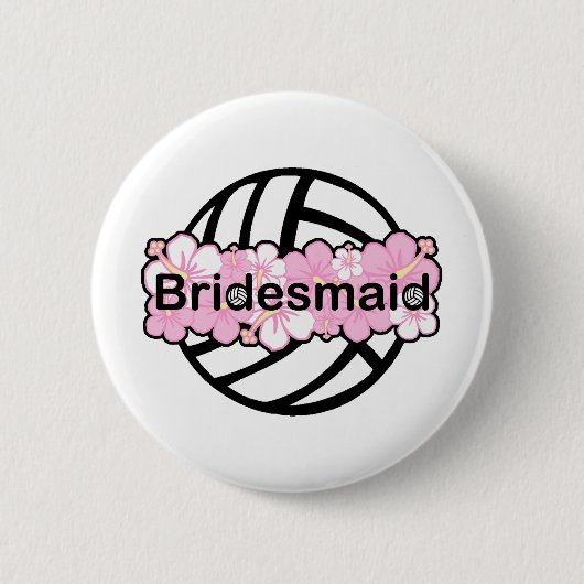 VolleyChick VolleyBride Button (Vorderseite)