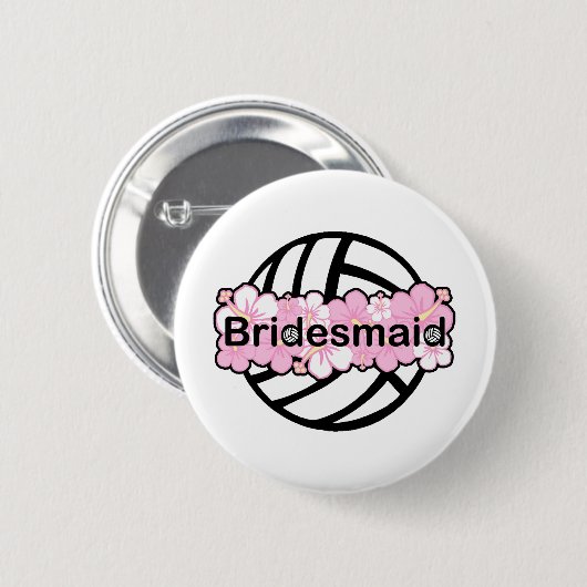 VolleyChick VolleyBride Button (Vorne & Hinten)