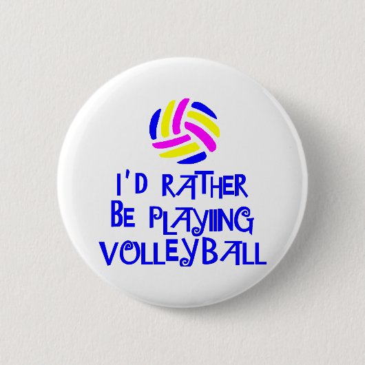 VolleyChicks eher Button (Vorderseite)