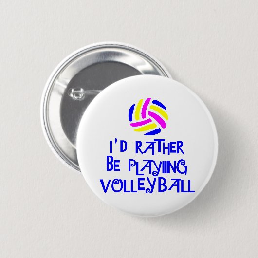 VolleyChicks eher Button (Vorne & Hinten)