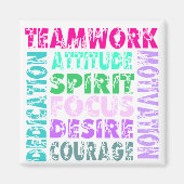 VolleyChick's Teamwork Magnet (Vorne)