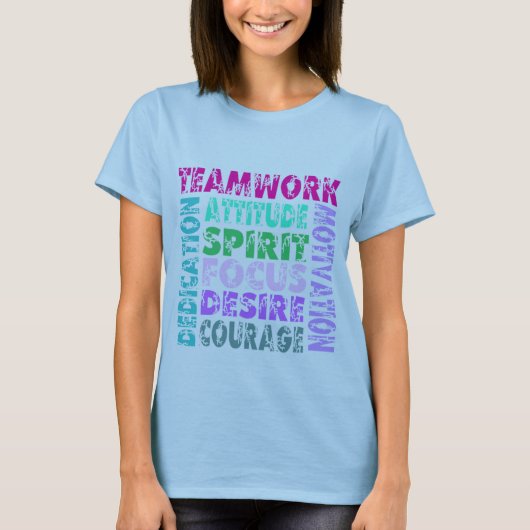 VolleyChick's Teamwork T-Shirt (Vorderseite)