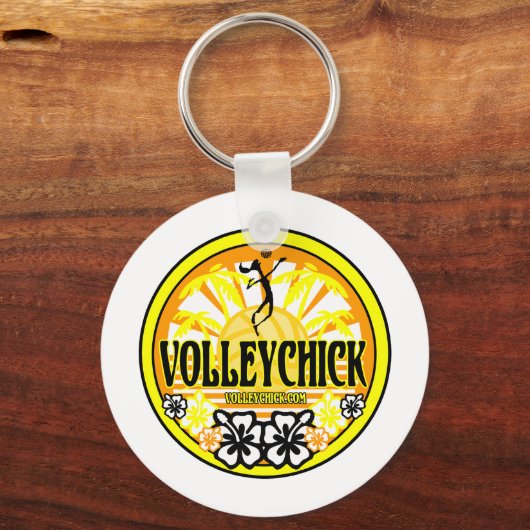 VolleyChickSunshine Schlüsselanhänger (Vorderseite)