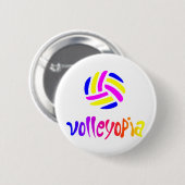 VolleyChickVolleytopiaDark Button (Vorne & Hinten)