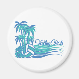 VolleyChickWaver Magnet