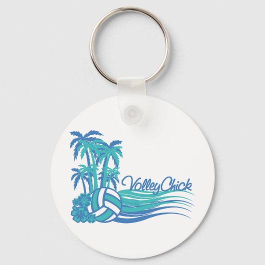 VolleyChickWaver Schlüsselanhänger (Vorderseite)