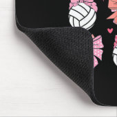 Volleyll Kokette Schleife Volleyll Mama Muttertag Mousepad (Ecke)