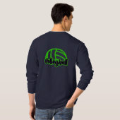 Volleys und Rette Men's Long-Sleeve T-Shirt (Schwarz voll)