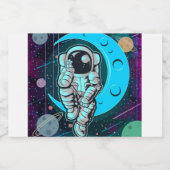 Vollfarbe Alkoholflaschenetikett (Einzelnes Label)