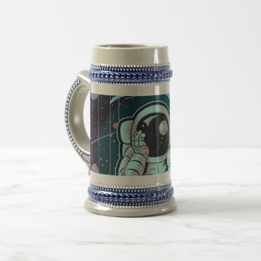 Vollfarbe Bierglas (Vorderseite Links)