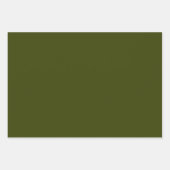 Vollfarbe Geschenkpapier Set (Vorderseite 3)