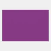 Vollfarbe Geschenkpapier Set (Vorderseite)