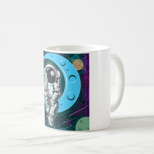 Vollfarbe Kaffeetasse (VorderseiteRechts)