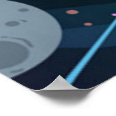 Vollfarbe Poster (Ecke)