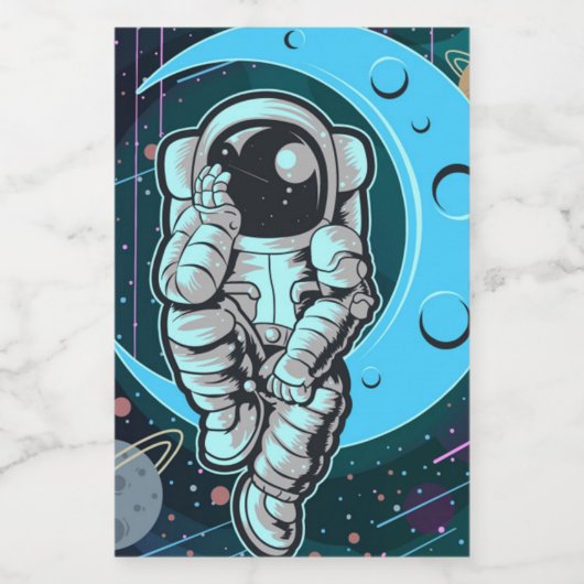 Vollfarbe Weinetikett (Einzelnes Label)