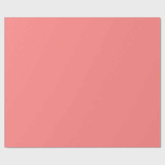 Vollfarben der Lichtkoralle Geschenkpapier (Flach)