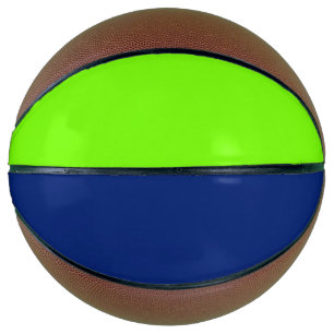 Vollfarben dunkelblau und neungrün basketball