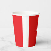 Vollfarben in Party, Vorlage Pappbecher (Rechts)