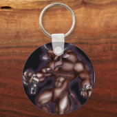 Vollfarben-Minotaur Schlüsselanhänger (Vorderseite)