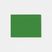 Vollfarbendunkelgrün Post-it Klebezettel (Vorderseite)