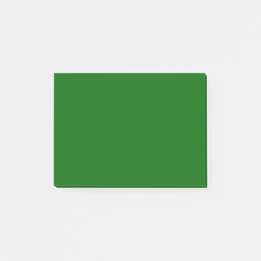 Vollfarbendunkelgrün Post-it Klebezettel (Vorderseite)