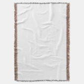 Vollfarbenleder - Personalisierter Zuhause-Akzent Decke (Vorderseite Vertikal)