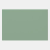 Vollfarbige Basilika raucht grün Geschenkpapier Set (Vorderseite 2)