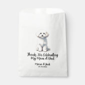 Vollfarbige Bichon-Begrüßung Geschenktütchen (Vorderseite)