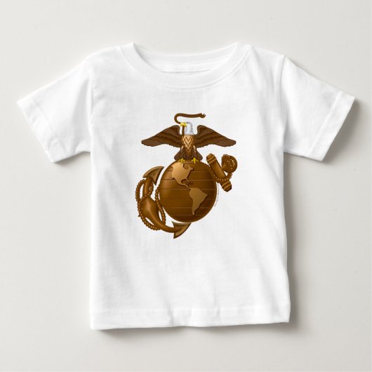 Vollfarbige EGA - Bronze Baby T-shirt (Vorderseite)