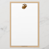 Vollfarbige EGA - Bronze Briefpapier (Vorderseite)